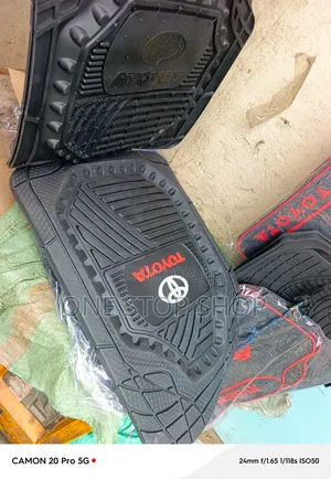 Toyota Floor Mat Thick Durable Black Rubber Designed to Last