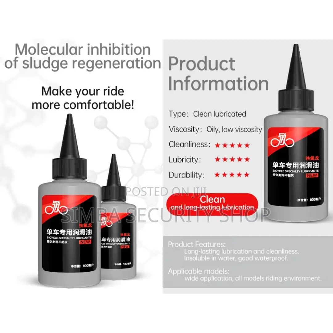 Professional Bicycle Chain Oil Lubricant Lube 100 Ml Teflon Anti Rust