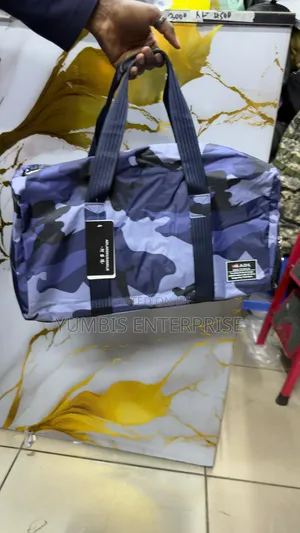 Purplish Multi Colour Gym Bag