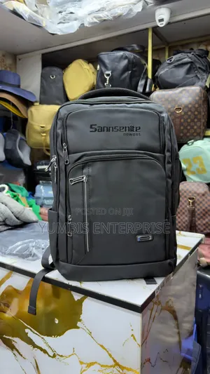 Sannsenite Black Quality Backpacks Well Partitioned