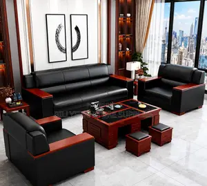 Modern 3-Seater & Singles Leather Sofas