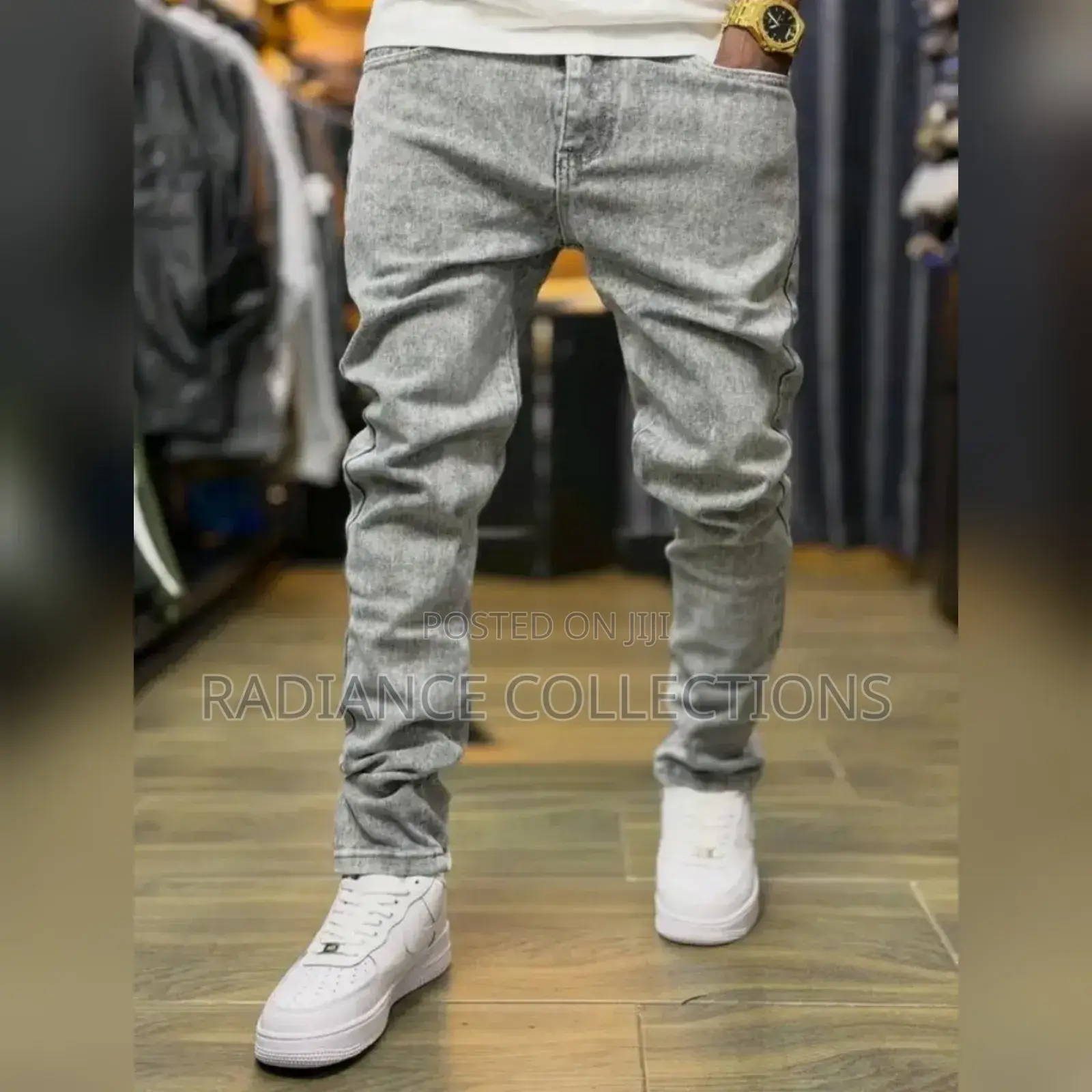 Men Plain Denim Jeans