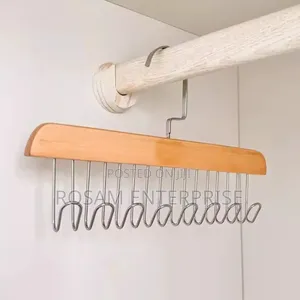 Wooden Hangers With Hooks