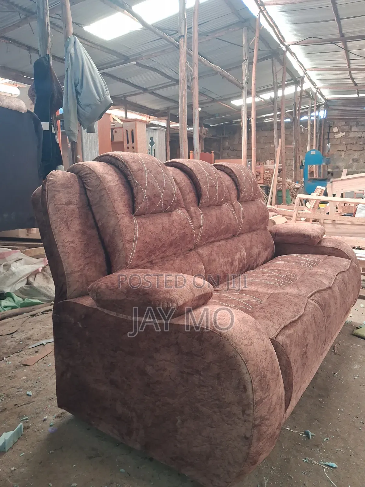 Semi Recliner 3 Seater Sofa