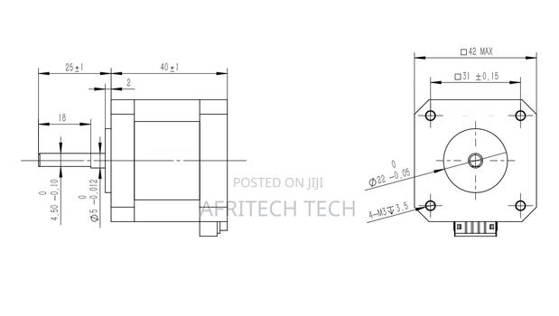 Nema 17 Stepper Motor - thumbnail 3