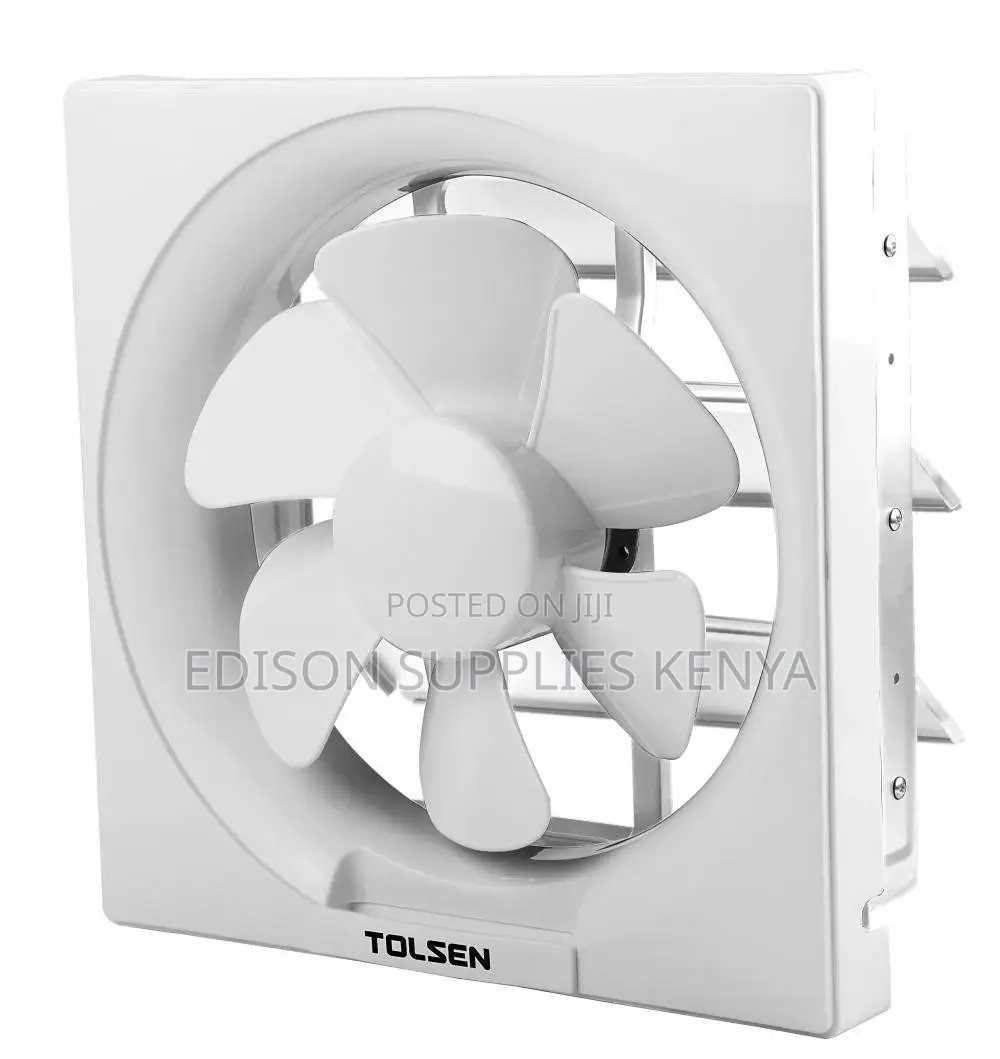 Tolsen Exhaust Fan Ventilation Fan Bathroom Wall Mount Airflow Kitchen