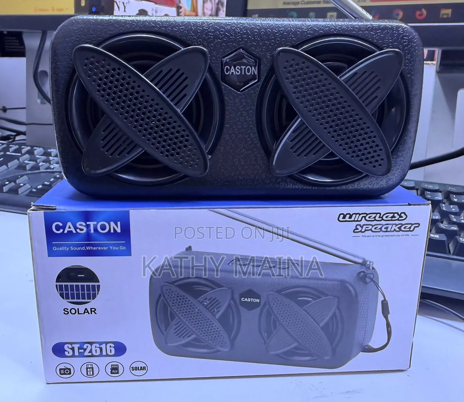 Caston St-2616 Portable Wireless Solar Bluetooth Speaker