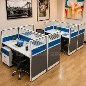 2 Way Modern Modular Workstation for Productive Office Spaces