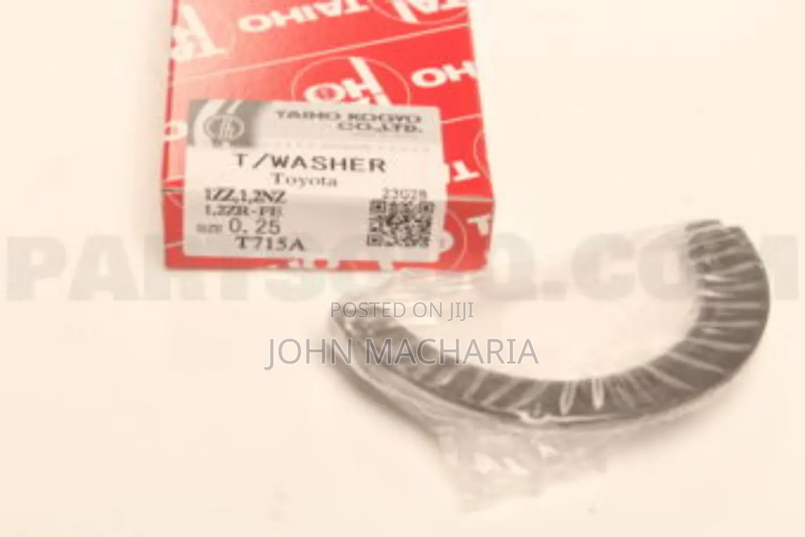 1nz/1zz/1zr- FE Thrust Washer for Toyota Vitz, Probox, Allion, Fielder