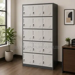 Secure Metal Staff Storage Lockers With Individual Locks