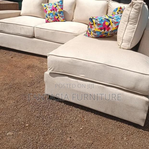 5 Seater L-Shaped Sectional Sofa - thumbnail 2