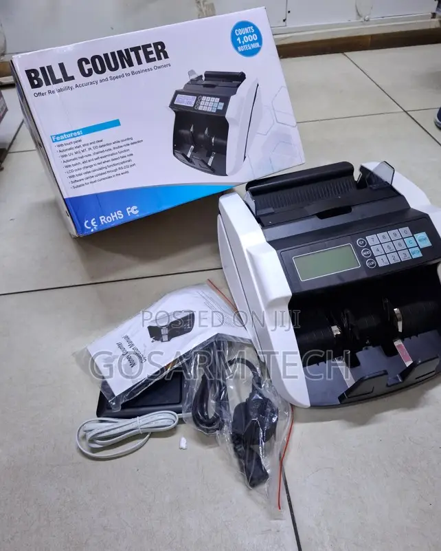 Bill Counter Machine With Fake Money Detector Banknote Counting Machin