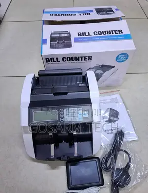 Bill Counter Money Counting Machine 1,000 Notes/Minute With UV Detecti