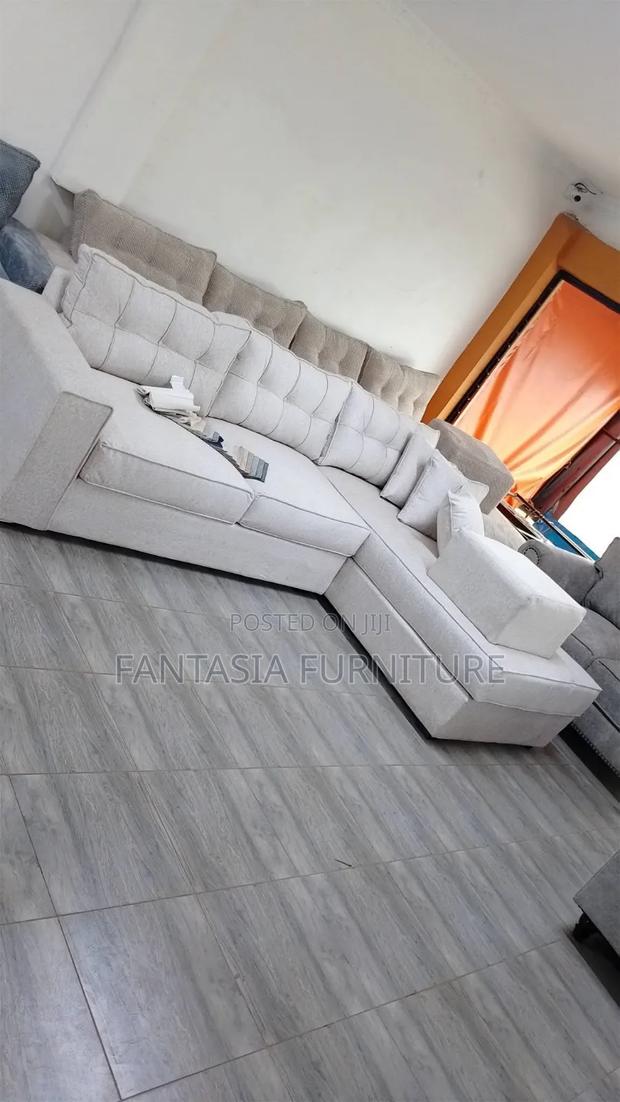 L-Shaped Sectional Sofa (5 Seater)