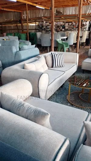 3 Seater Sofa Cream/White