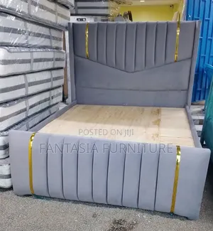 5 by 6 Grey Bed Frame