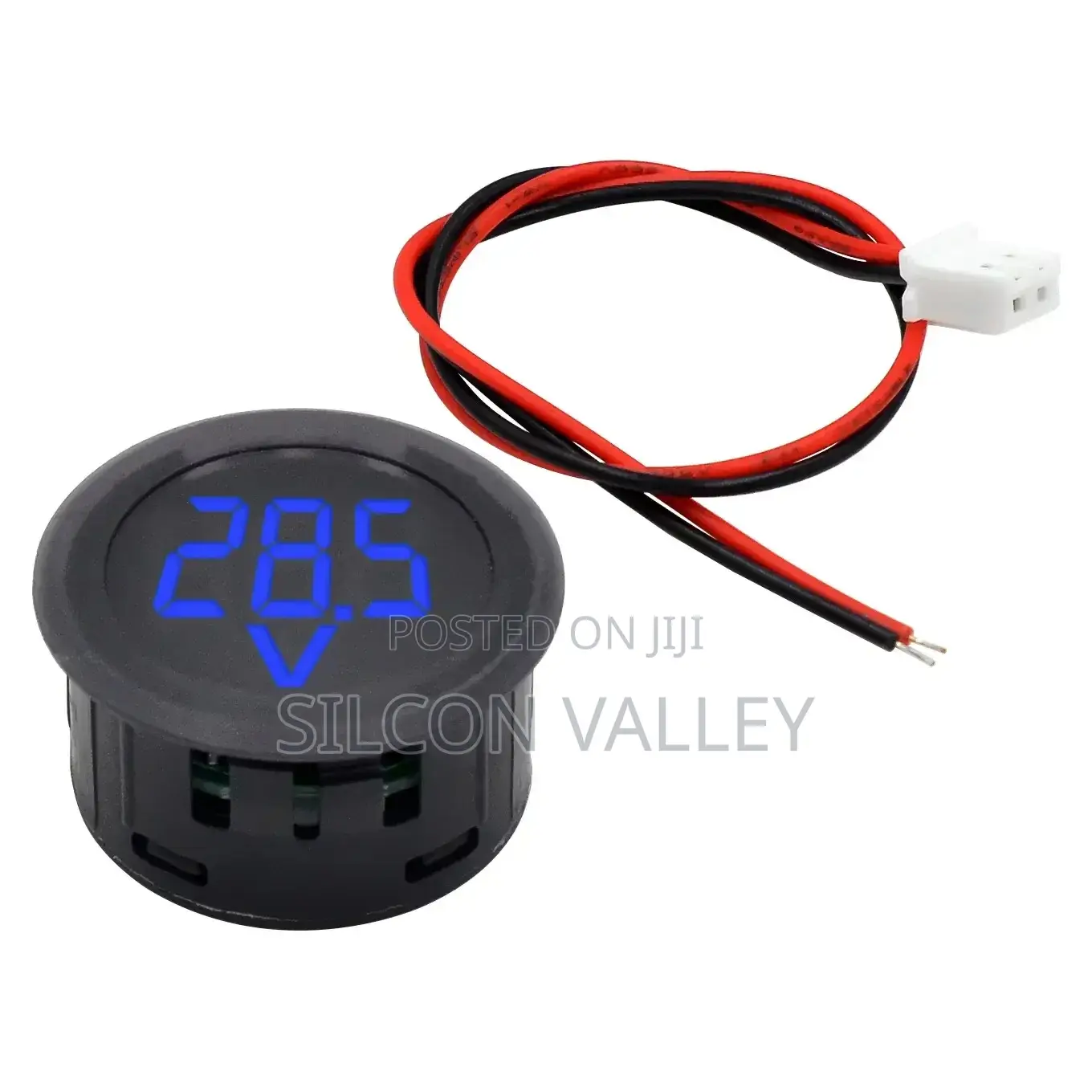 LED Display Circular Automotive Voltmeter