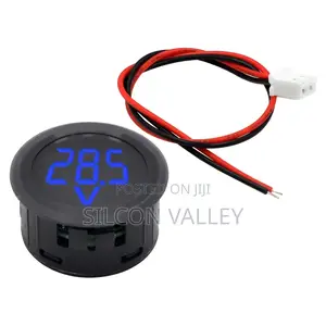 LED Display Circular Automotive Voltmeter
