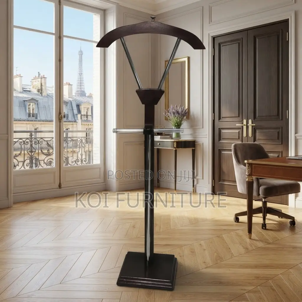 Dressers; Long Executive Office Side Corner Coat Hangers