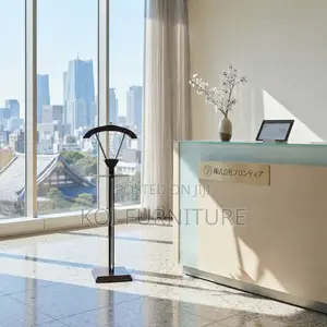 Dressers; Long Executive Office Side Corner Coat Hangers