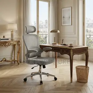 Office Chairs; Orthopedic White Executive Adjustable Office Chair