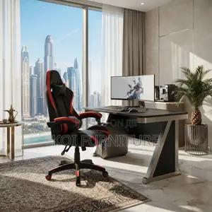 Office Chairs; High Backrest Ergoomic Leather Fixed Gaming Chair