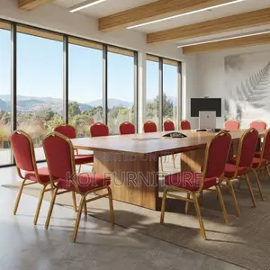 Office Chairs; Red Modern Conference Staff Events Seats