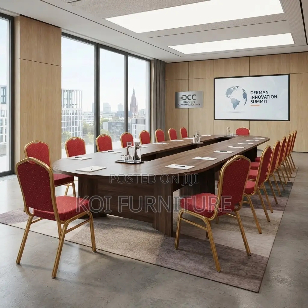 Office Chairs; Red Modern Conference Staff Events Seats