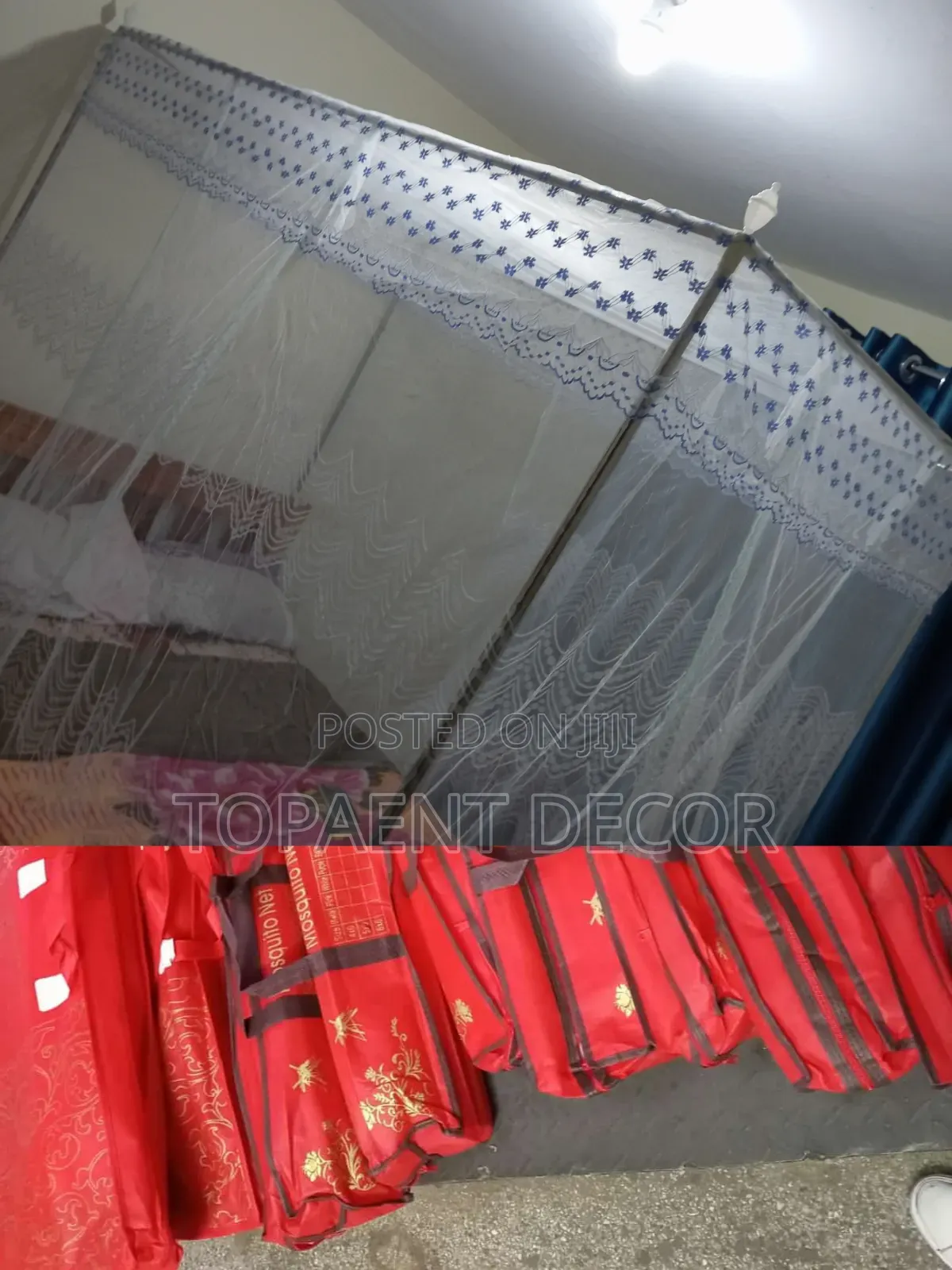 6x6 4 Stand Mesh Curtain Mosquito Net