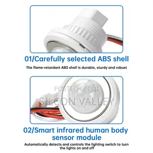 Automatic Sensor Light Switch LED PIR Infrared Motion Sensor