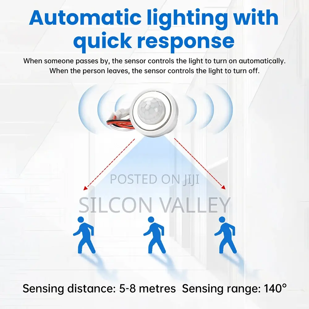 Automatic Sensor Light Switch LED PIR Infrared Motion Sensor