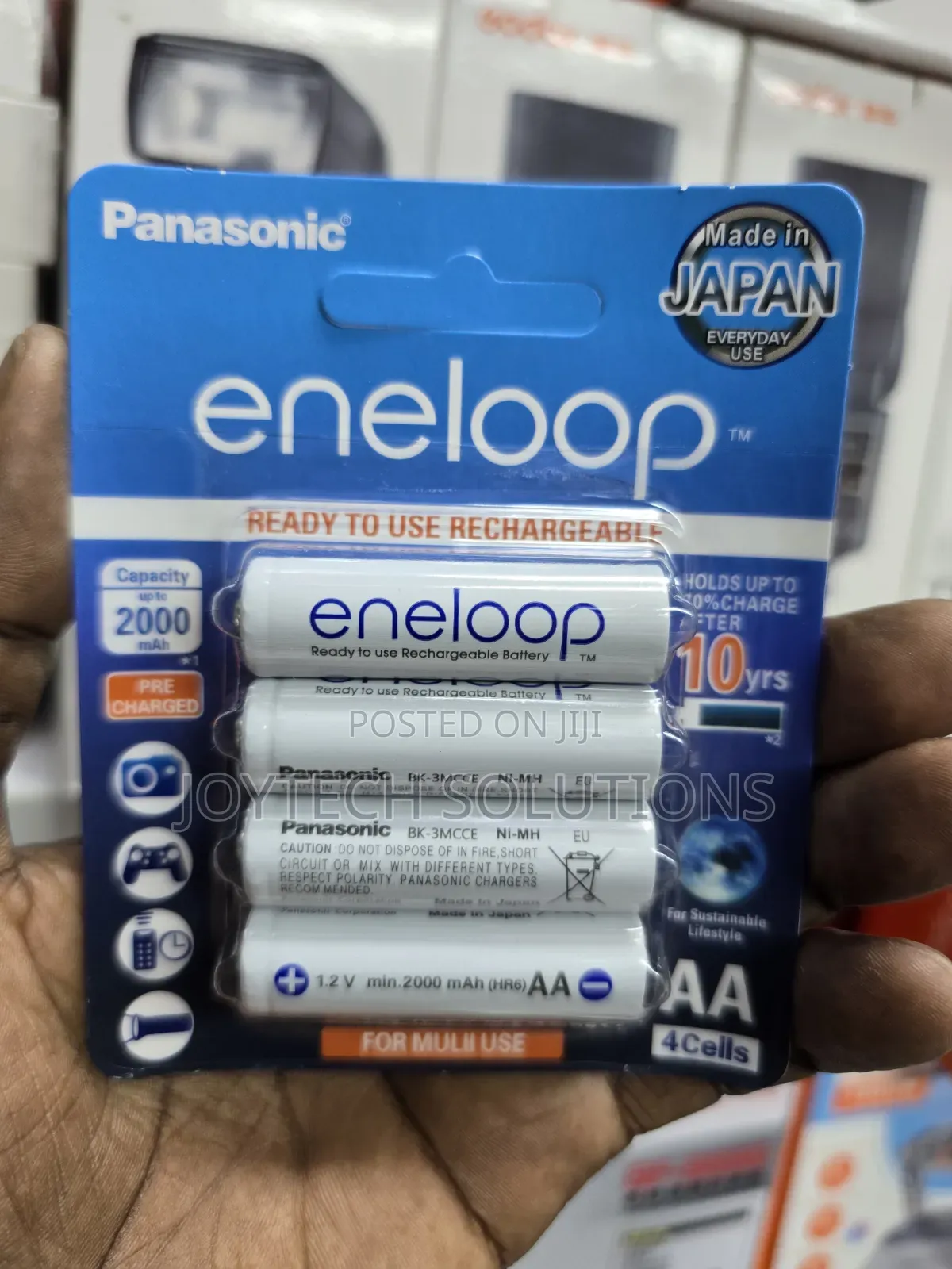 Panasonic Eneloop AA Rechargeable Batteries 2000mAh 4pcs