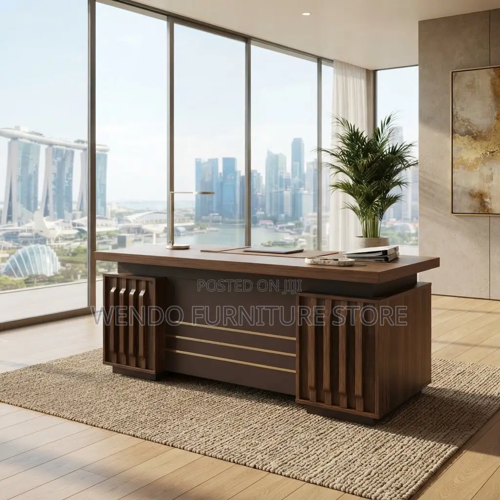 Office Desk; Executive 1.4 Meter Executive Home Office Lockable Desk