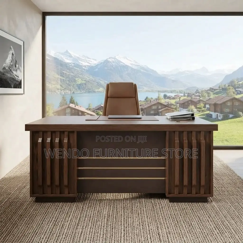 Office Desk; Executive 1.4 Meter Executive Home Office Lockable Desk