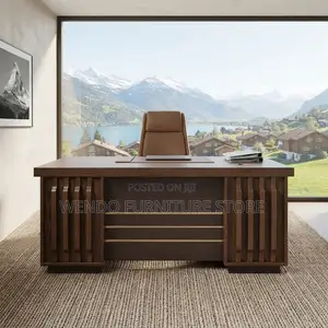 Office Desk; Executive 1.4 Meter Executive Home Office Lockable Desk