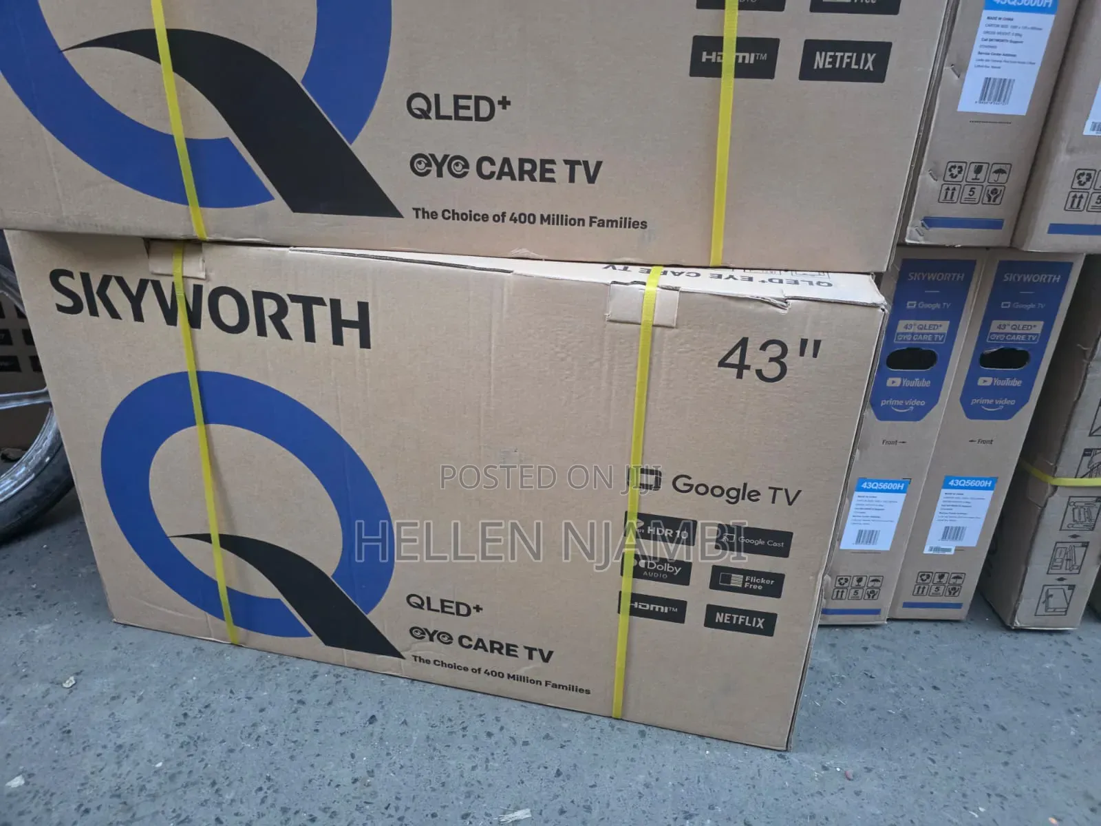 Skyworth 43′′ 43Q6500 QLED 2K Google TV