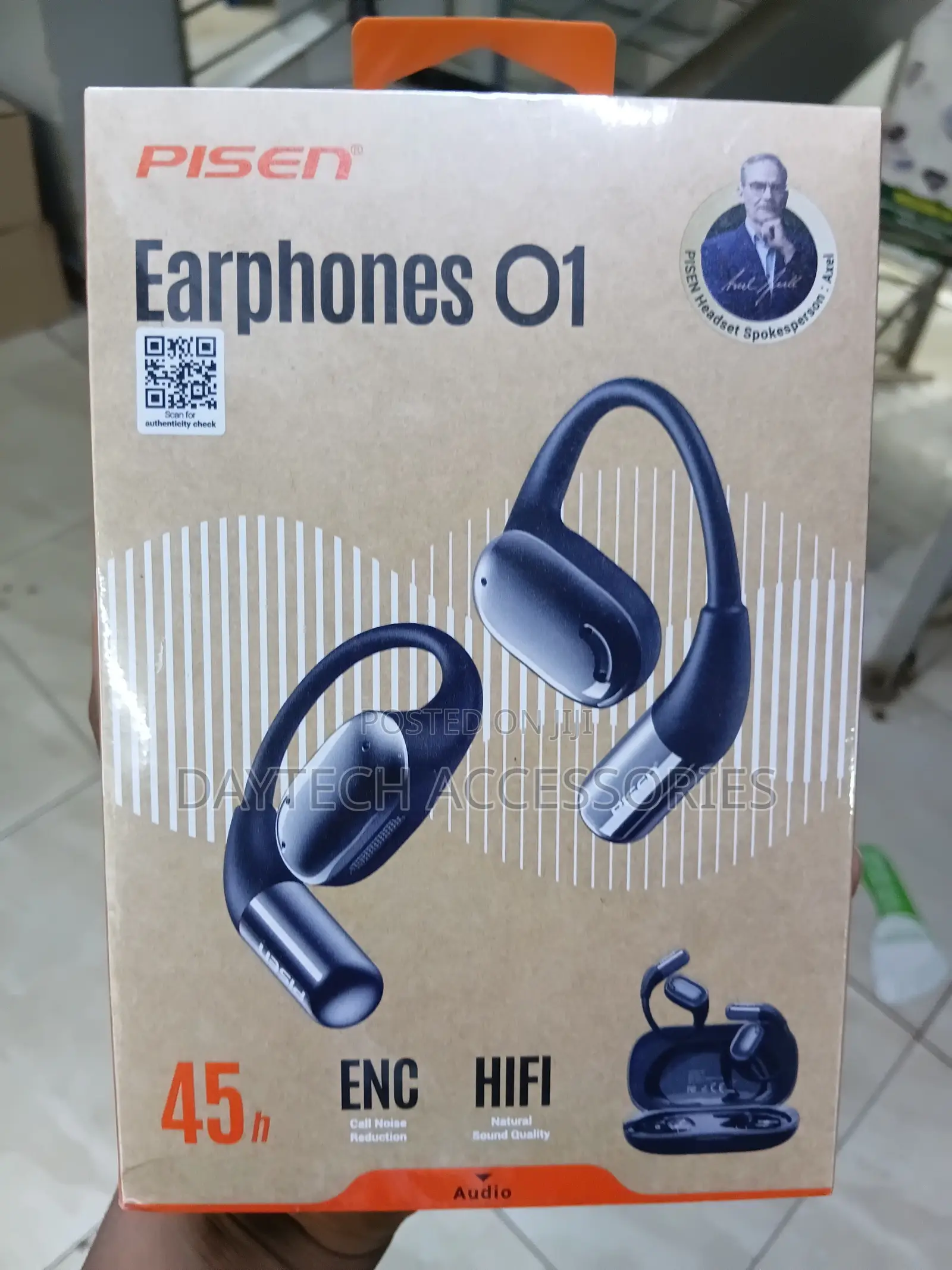 PISEN O1 OWS Open-Ear Sports Bluetooth Headphones Bluetooth 5.4.