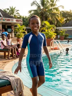 💙one-Piece Zip-Up Swimwear Upto 10 Yrs