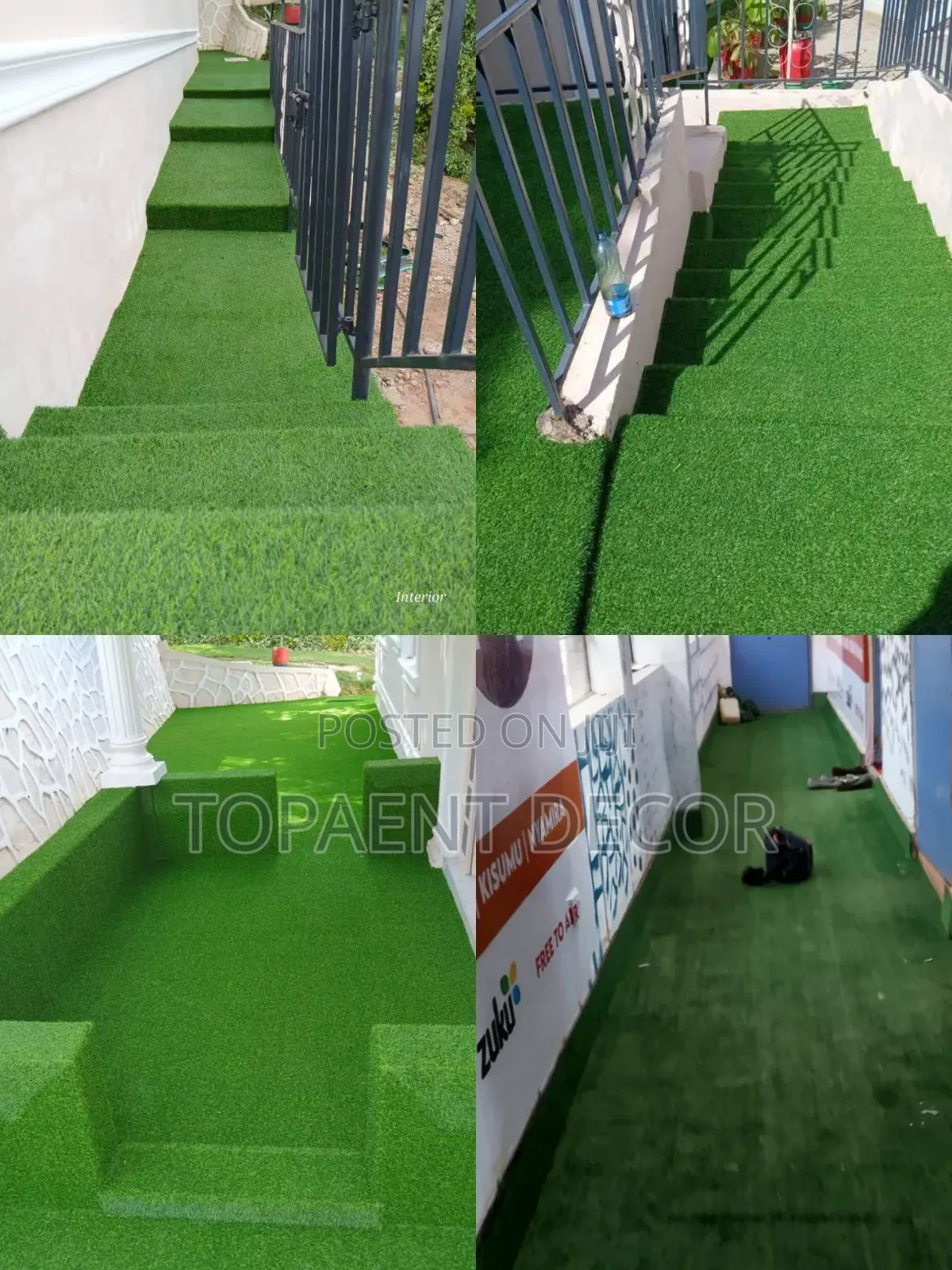 Decorative Outdoor Spaces Artificial Grass Carpets for Home Garden