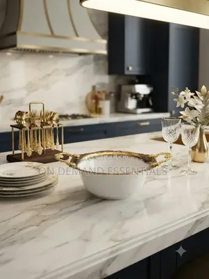 Luxury Round Deep Serving Bowl