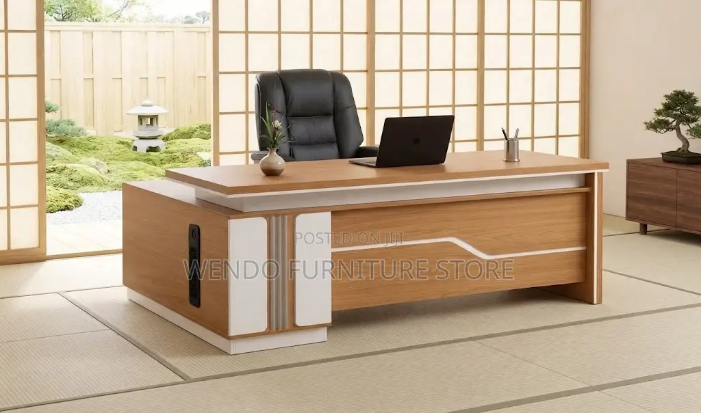 Office Desk; Executive Brown 1.8 Meters Office Urban Desk