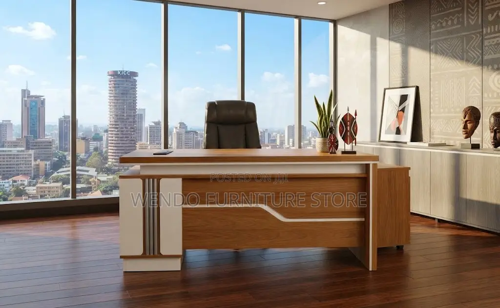 Office Desk; Executive Brown 1.8 Meters Office Urban Desk