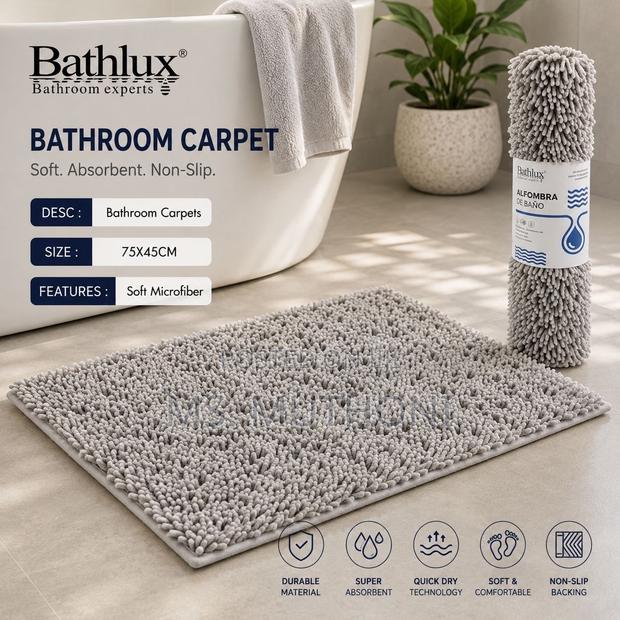 Ultra-Absorbent Chenille Bethlux Bath Mats - thumbnail 3
