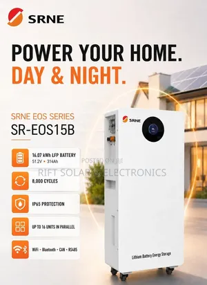 SRNE 16 kWh - 51v (314Ah) Lithium Ion Solar Battery 8000 Cycle