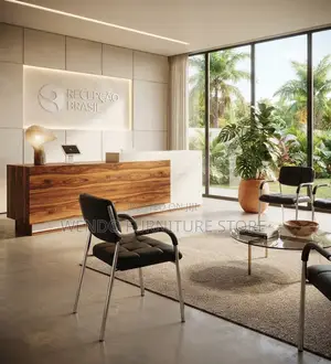 Office Chairs; Armed Black Catalina Leather Office Visitor Seat
