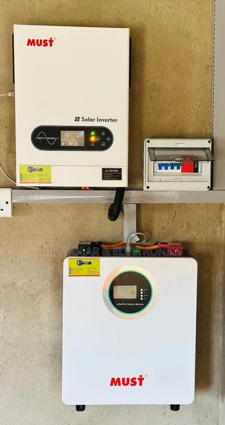 SRNE 3kw - 2.56kwh - (2)625W Solar Home  Solution Free Installation