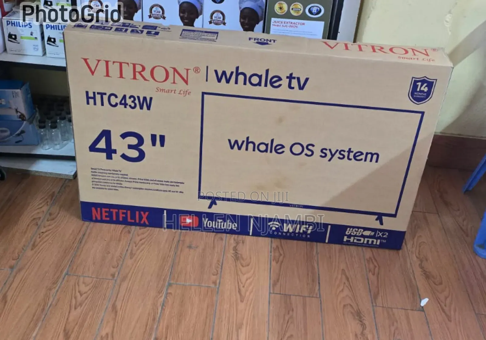 Vitron 43 Inch 2K Whale TV | HTC43W | New 2026 Model