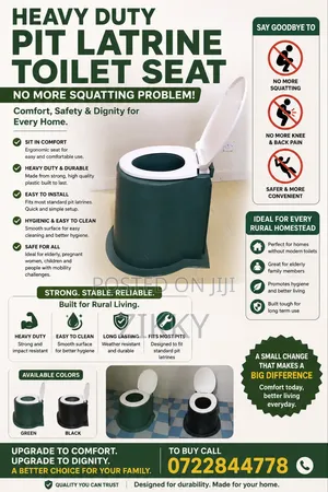 Heavy Duty Pit Latrine Toilet Seat