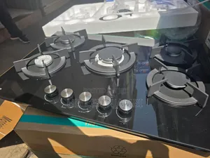 Hisense HGH751BG01 76cm Built-in Gas Hob – Black Glass
