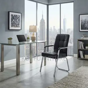 Office Chairs; Mid Backrest Office Support Leather Chairs